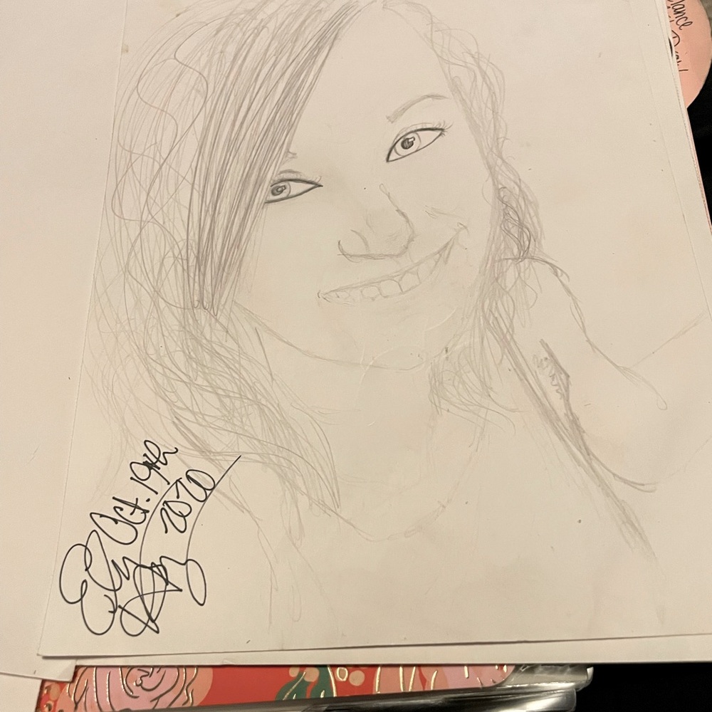 8x10 Portrait illustration of a loved one.